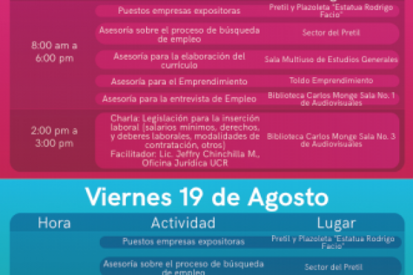 Feria de Empleo UCR 2016